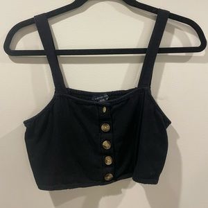 American Eagle Black Croptop